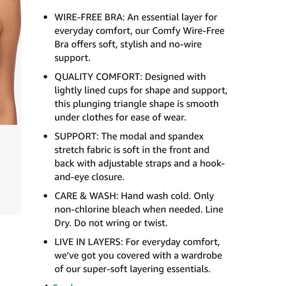 🌸CUDDL DUDS 2 PC WIRELESS BRAS - Picture 4 of 11